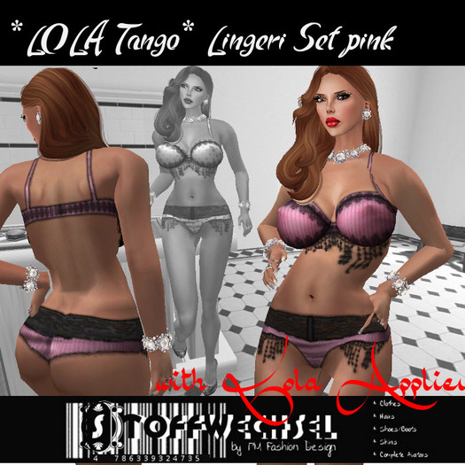 [Stoffwechsel] *LOLA Tango* Lingeri Set pink