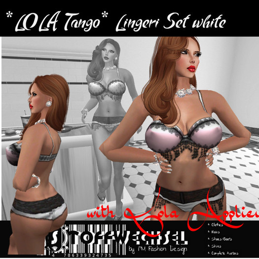 [Stoffwechsel] *LOLA Tango* Lingeri Set white