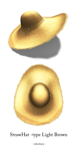silverberry StrawHat -type Light Brown