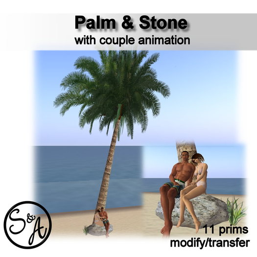 Palm Tree & Stone