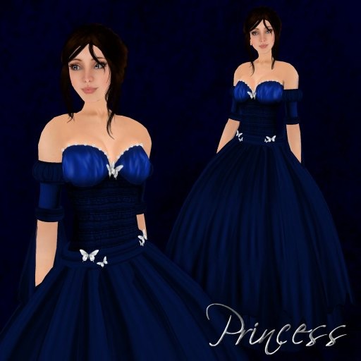 [K~*~S] Princess - Gown - Sapphire