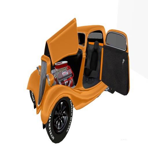 Acceleration Exotics 1934 coupe - Orange - Retail - box