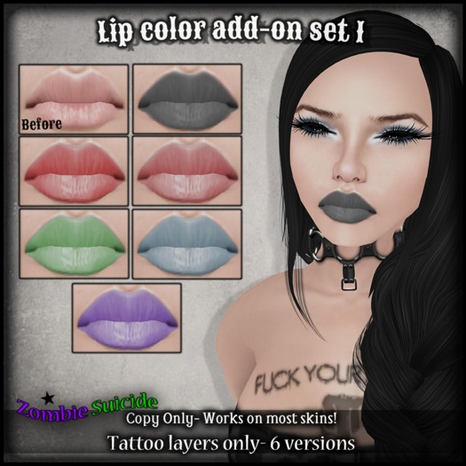 :Z.S: Lip color add-on set 1