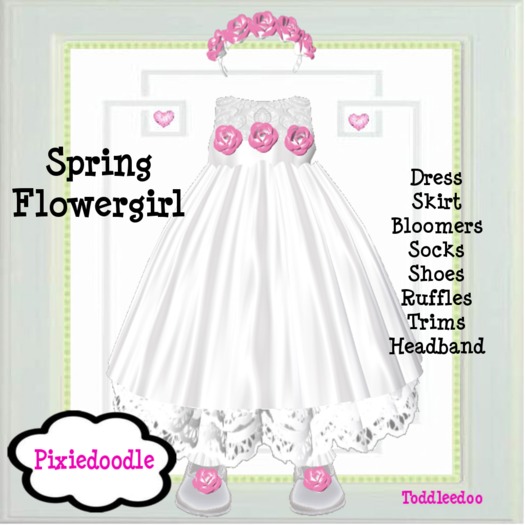 Pixiedoodle~Spring Flowergirl