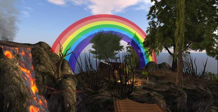Rainbow full perms texture 40%