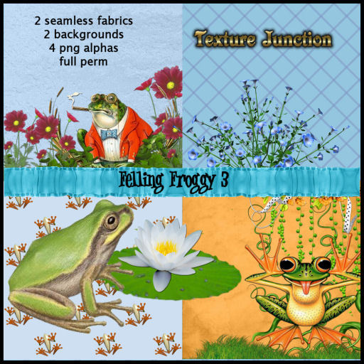 ~TJ~  Feeling Froggy Set 3