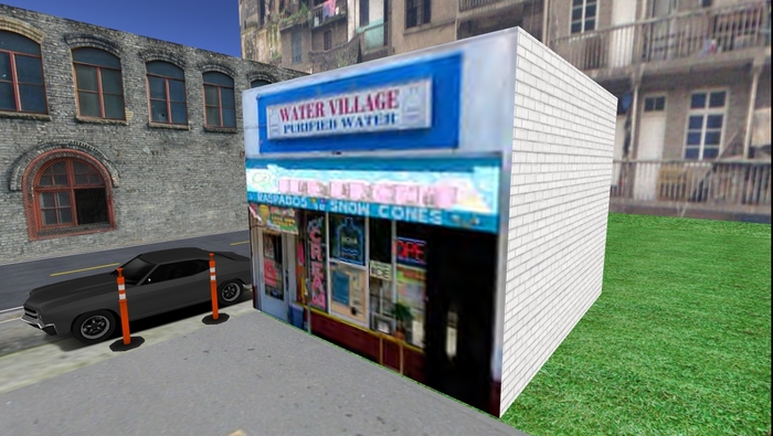 #166 - Water Villiage Purified Water Store -1 Prim