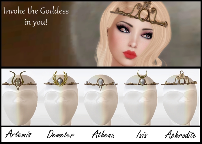 [POSH] "Goddess In You" Tiaras (Aphrodite)