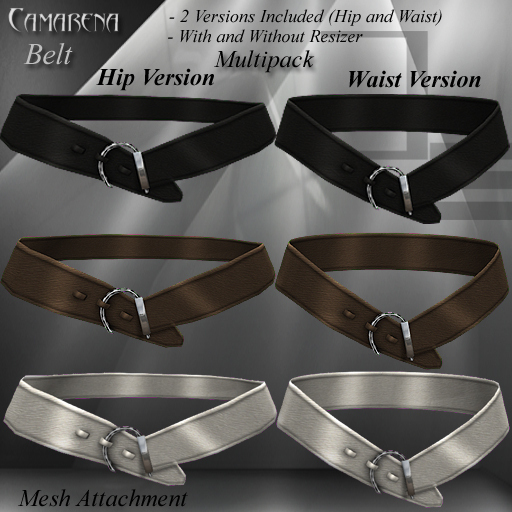 DE Designs - Camarena Belts - Multipack