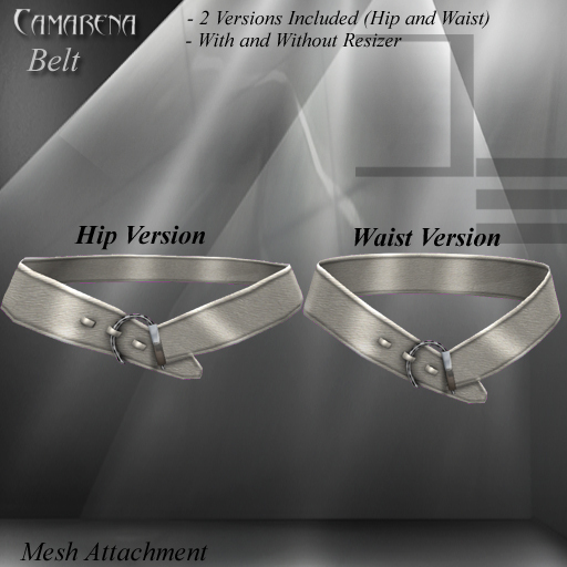 DE Designs - Camarena Belts - White
