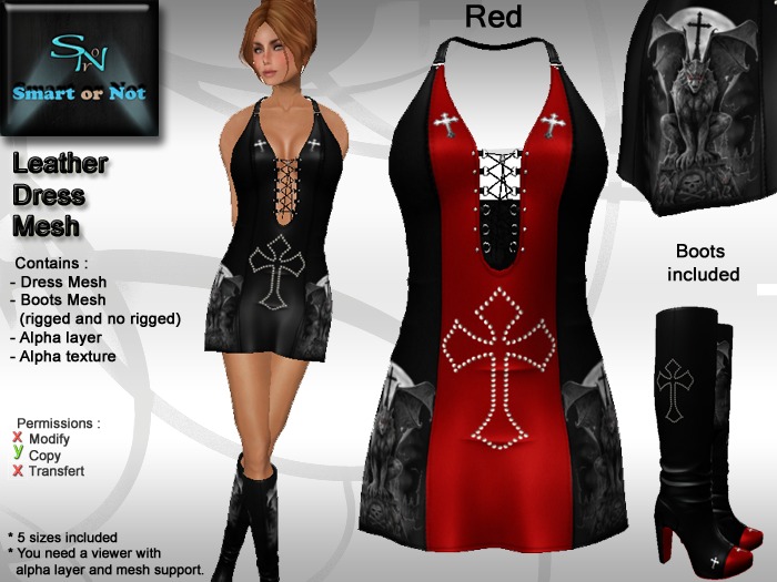 Dress Leather Cross