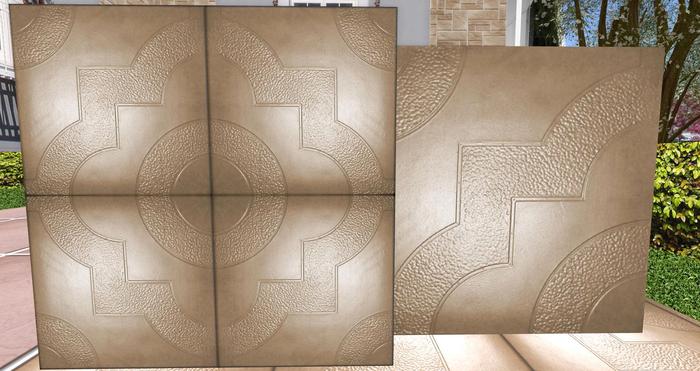 Texture ceramic tile "Fantasy" (2 in BOX)