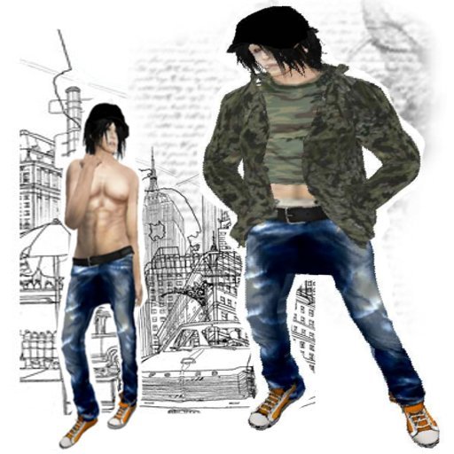 boy jeans with belt and boxer