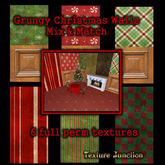 ~TJ~  Grungy Christmas Walls Mix & Match