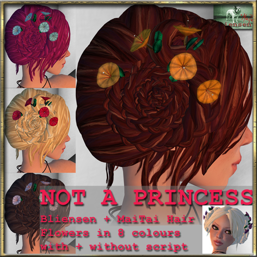 Bliensen + MaiTai Hair - Not A Princess - Reds