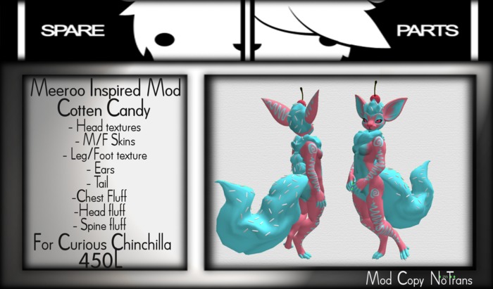 Meeroo Inspired Cotton Candy cupcake mod