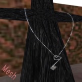 DD Mesh Love Music Necklace