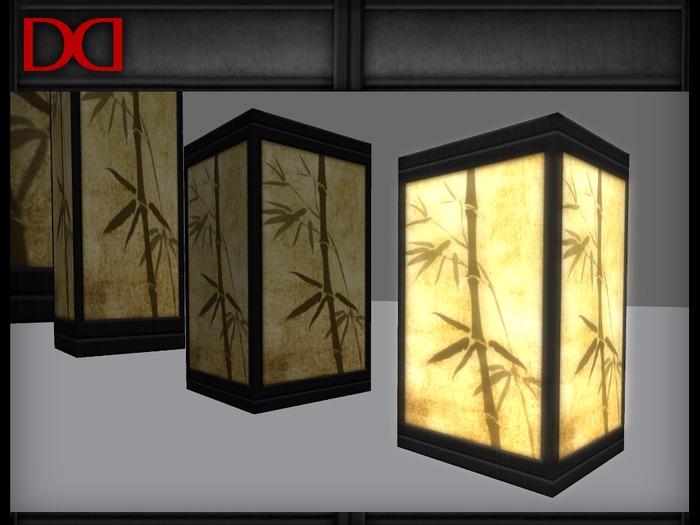 Japanese lamps set 15
