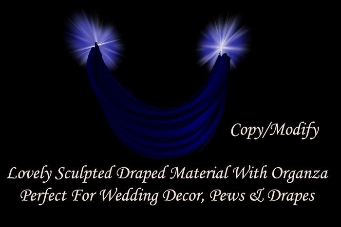 Dark Orange/Brown Organza Drape Copy/Modify  *CHB*