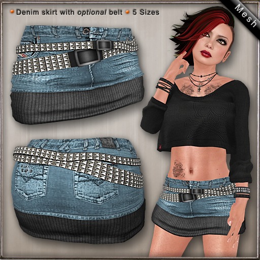 DN Mesh: Jace Skirt - Cool