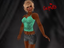 Camo Tank and Shorts Green