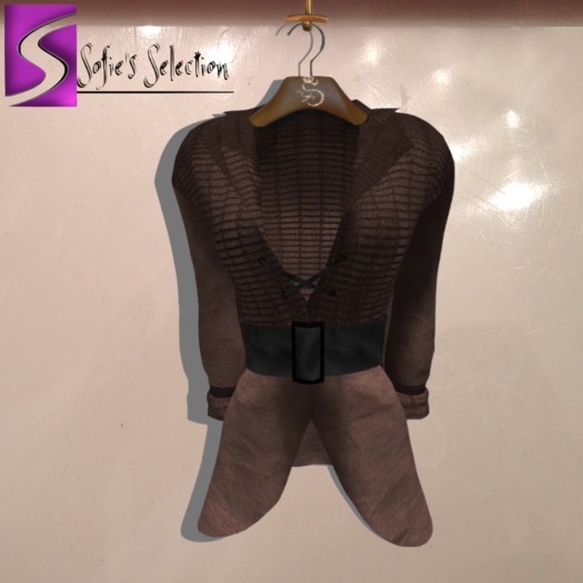<S> Mesh Steampunk Nude Jacket