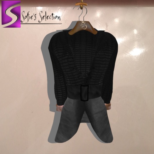 <S> Mesh Steampunk Dark Jacket