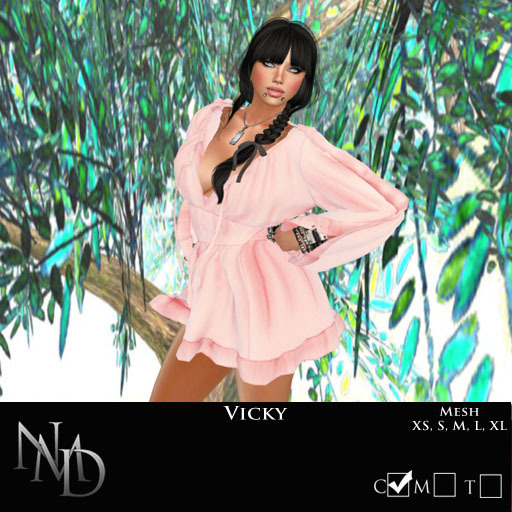 .:[NMD]:.  Vicky Dress Box Pink