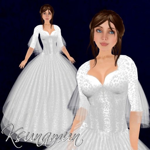 [K~*~S] Ksunamun - Gown - Ruby