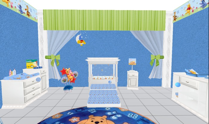Baby Room Pooh Blue