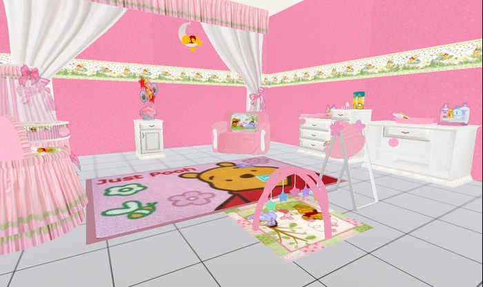 Baby Room Pooh Pink