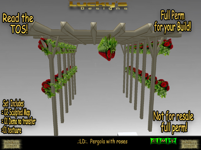 :LD:. Designs Pergola with Roses