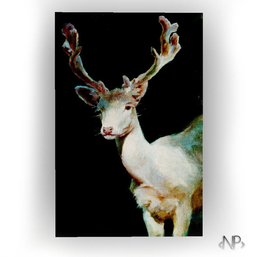 <NP> Deer Me - Mesh Canvas Artwork