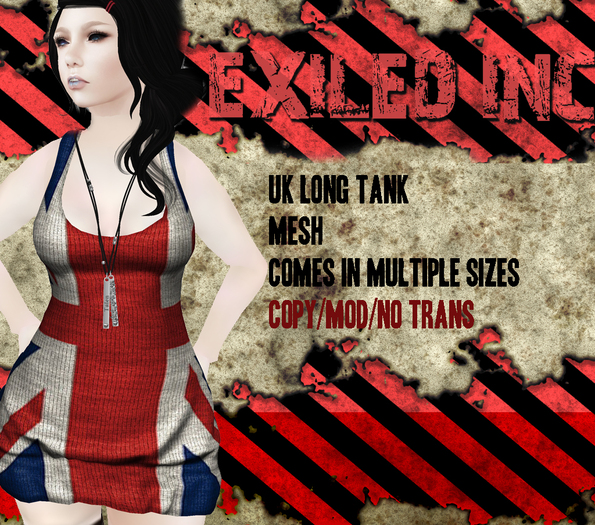 [Exiled Inc.] UK Long Tank Ladies [MESH]