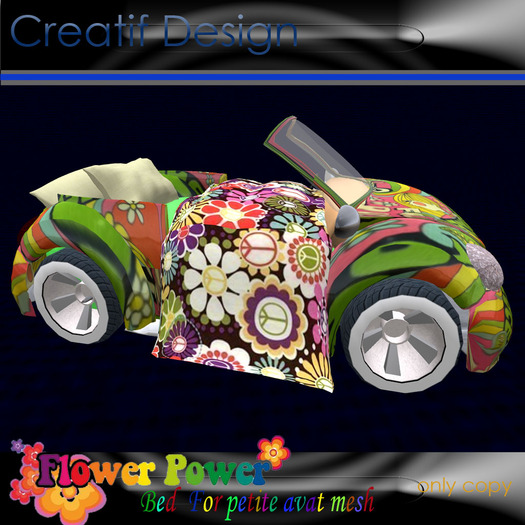 flower power bed petite