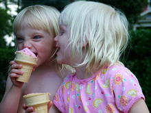 Eat ice cream pose ball animation