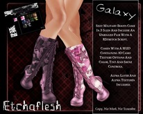 [Etchaflesh] Army Brat Galaxy Boot
