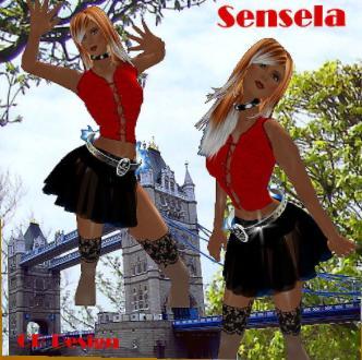 Sensela full female designer outfit - resell box