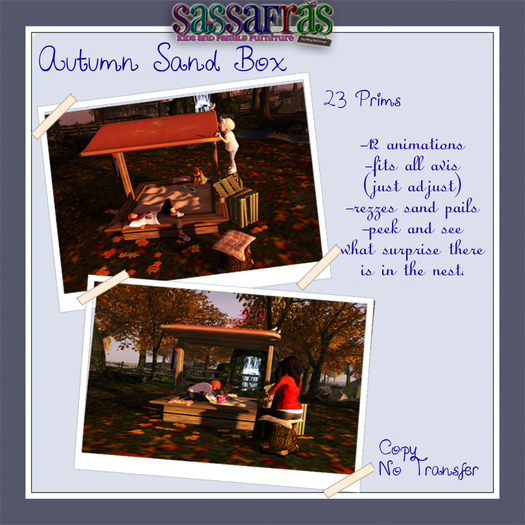 Sassafras Kids- Autumn Sand Box-BOXEDMP