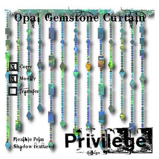Opal Gemstone Curtain