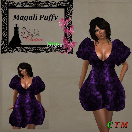 Magali Puffy Purple
