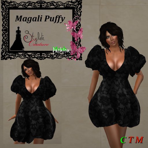 Magali Puffy Black