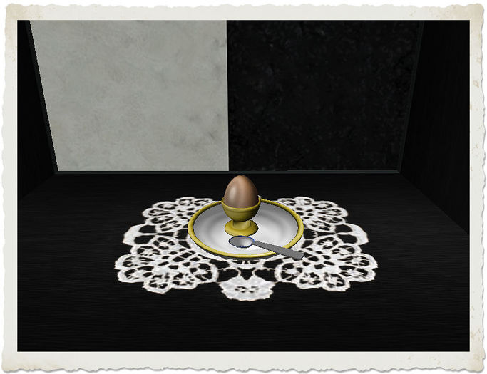Set Easter egg yellow
