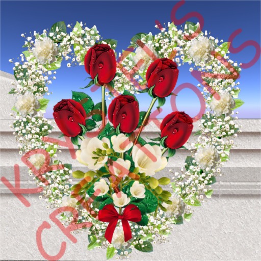 W24 Red Roses Heart (Rezz Me)