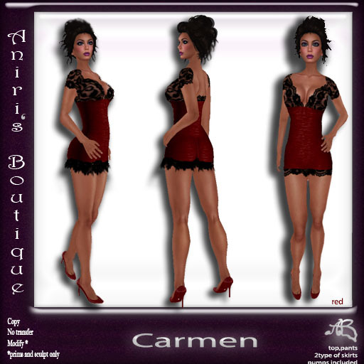 (AB) Carmen red