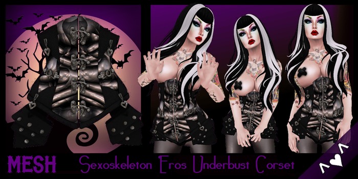 ^v^DRBC^v^ Sexoskeleton Eros Underbust Corset