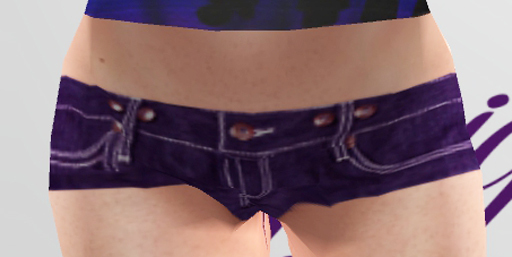 Jean Shorts Violet 