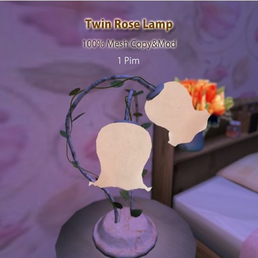 *:..hidamari..:* Twin Rose Lamp