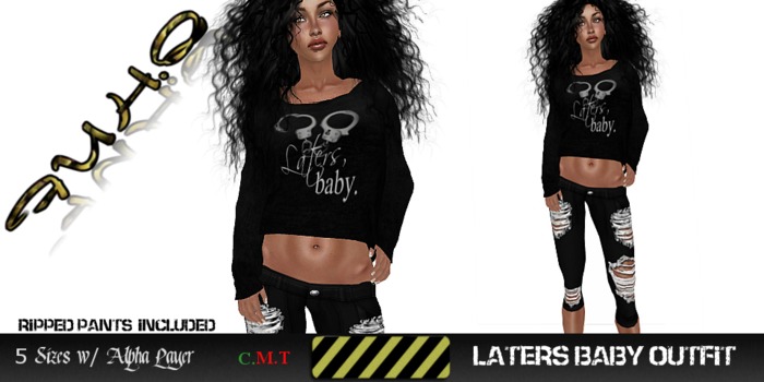 Laters Baby Outfit - Fuh.Q