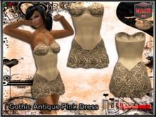 Upload[_]:: - Gothic Antique-Pink Dress